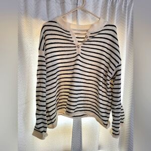 Striped Black and White Sweater